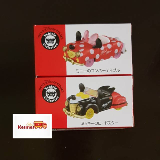 TOMICA Tokyo Disney Resort Mickey dan Minnie Roadster