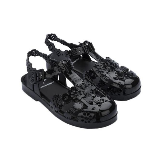 Melissa Possession Lace + Viktor and Rolf Ad Black