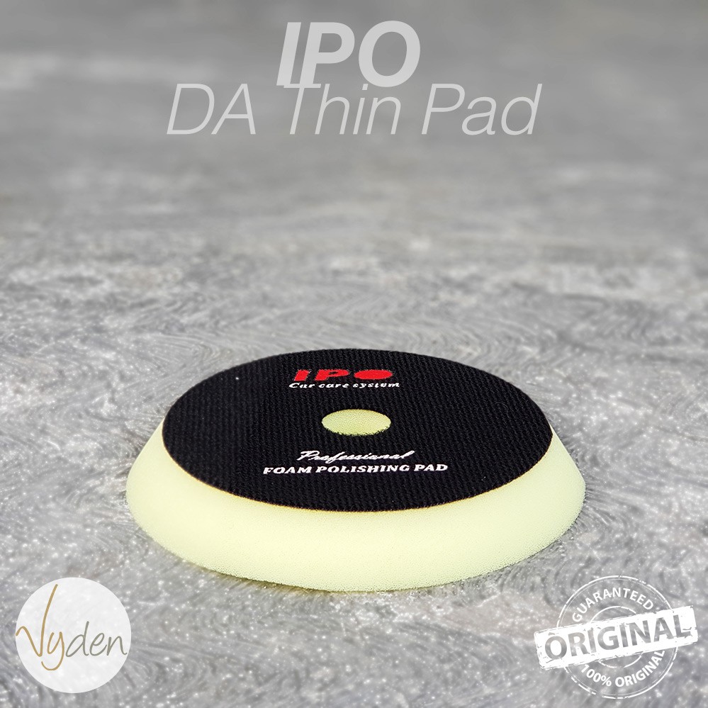 IPO Yellow Polishing Thin Pad 6inch Flat Kompon Halus Polish Busa Poles Mobil Dual Action MURAH