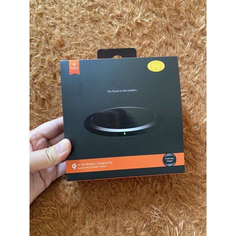 Kajsa W6 Qi Fast Wireless Charger (Black)