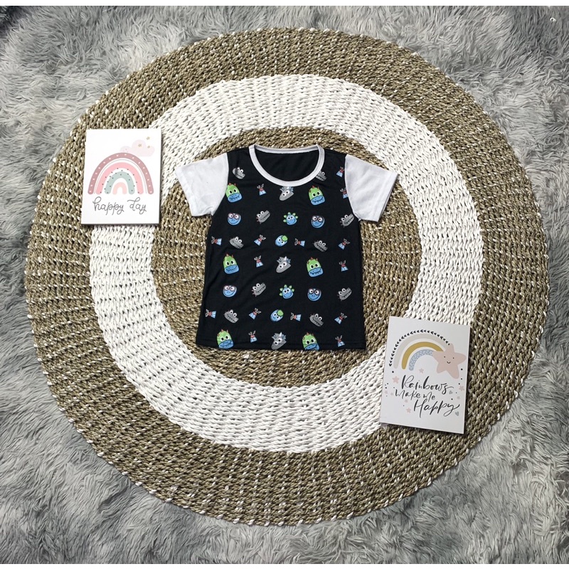 ATASAN KAOS ANAK / BAJU ANAK LAKI LAKI PEREMPUAN MOTIF REPTIL / BAJU KAOS ANAK FULLPRINT REPTIL