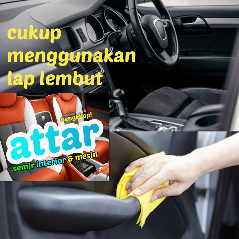 Semir Pengkilap Interior &amp; Mesin Mobil - 1 Liter - Car Interior Shine Polish - Salon Mobil