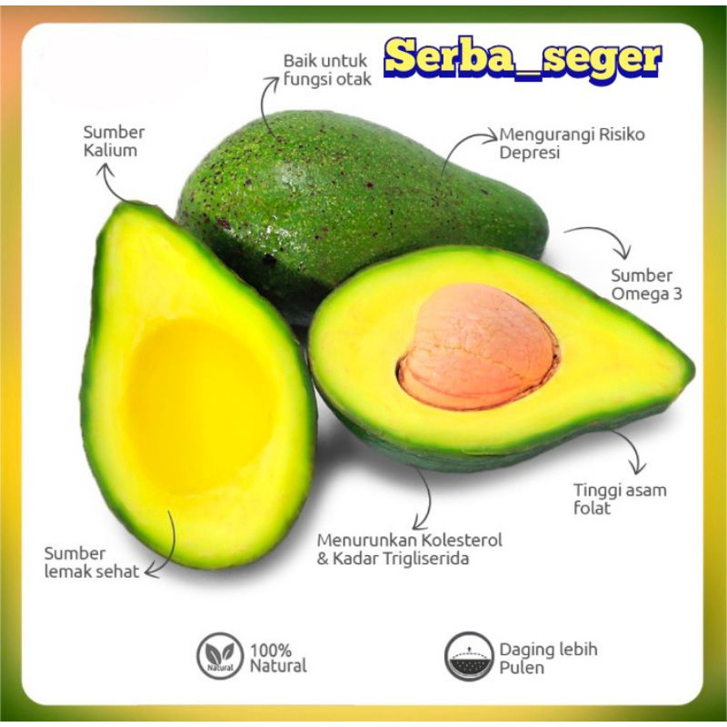 

Buah Alpukat Mentega Super 1 kg