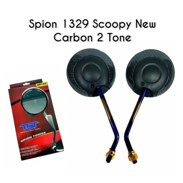 Spion karbon scopy / spion karbon bulat / spion karbon honda
