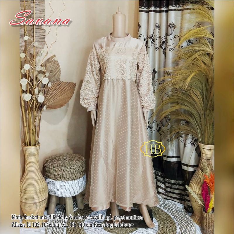 TERBARU GAMIS RAYA SAVANA DAN YASHNA BEST SELLER