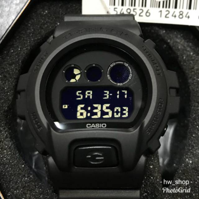 Jam Tangan Pria Casio G Shock DW 6900 BB Original . Jam G-Shock Original