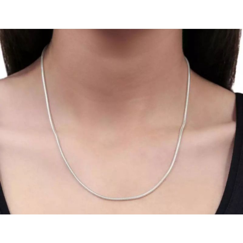 Kalung titanium pria dan wanita anti karat/Kalung titanium garansi seumur hidup