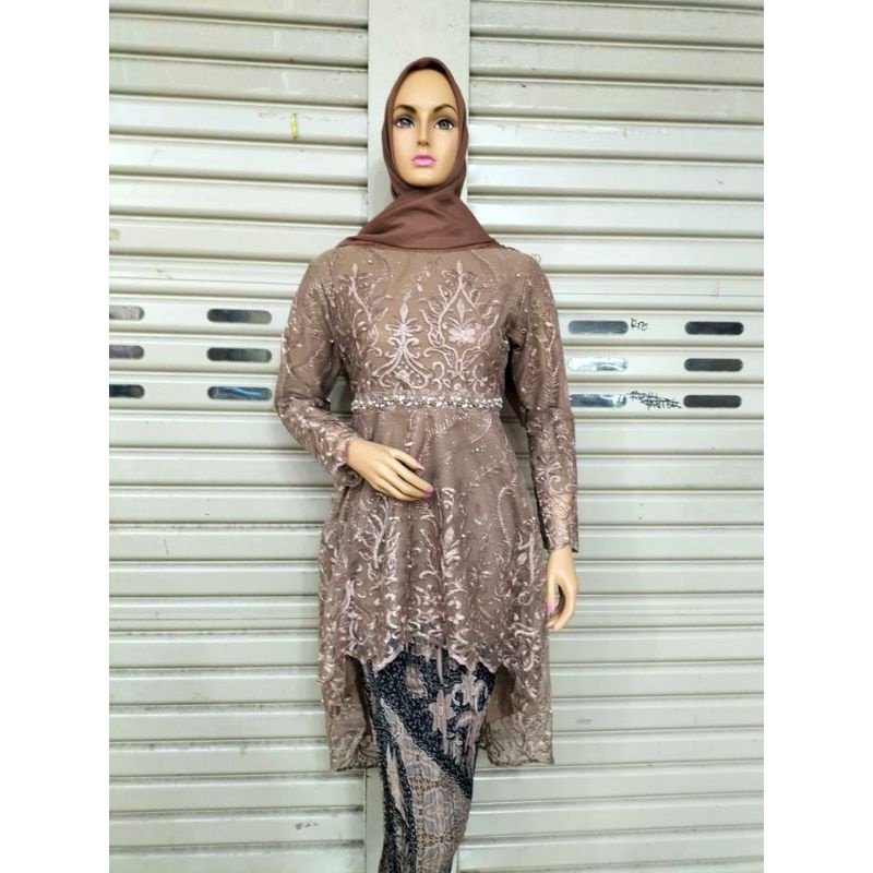 Realpict Neza kebaya setelan kebaya Lesti//kebaya brokat modern//kebaya wisuda