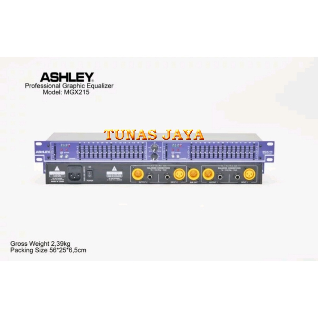 EQUALIZER ASHLEY MQx215 MQX215  PLUS SUB EQUALIZER ASHLEY MQX 215 ORIGINAL ASHLEY MQX215