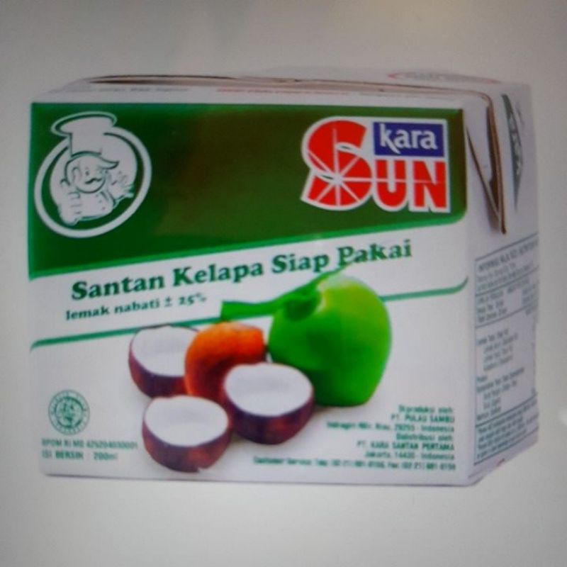 

SUN KARA santan 200 ml