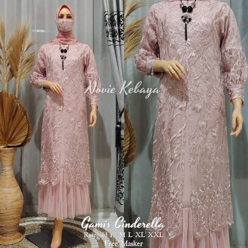 NEW PRODUK ORIGINAL/GAMIS KEBAYA PESTA/BY NOVIE