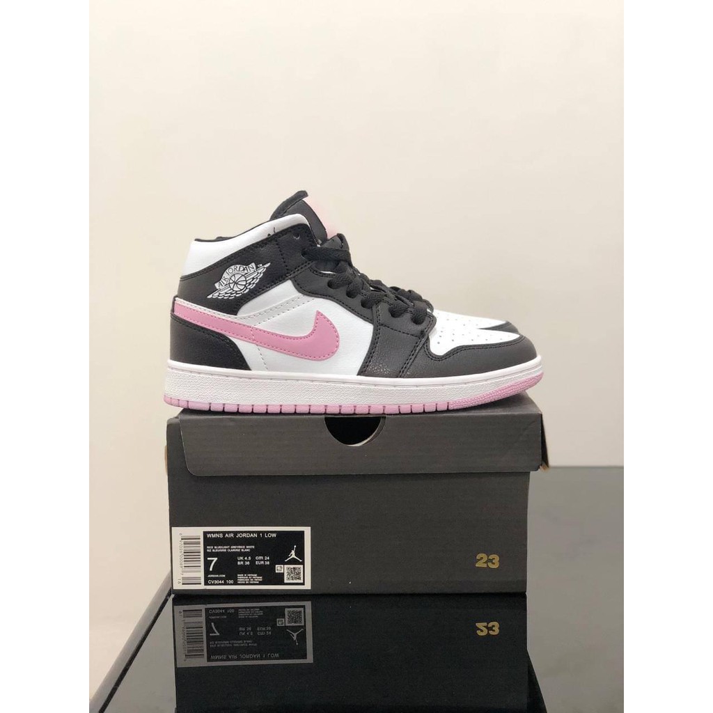 NIKE AIR JORDAN 1 MID SE WHITE LIGHT ARCTIC PINK