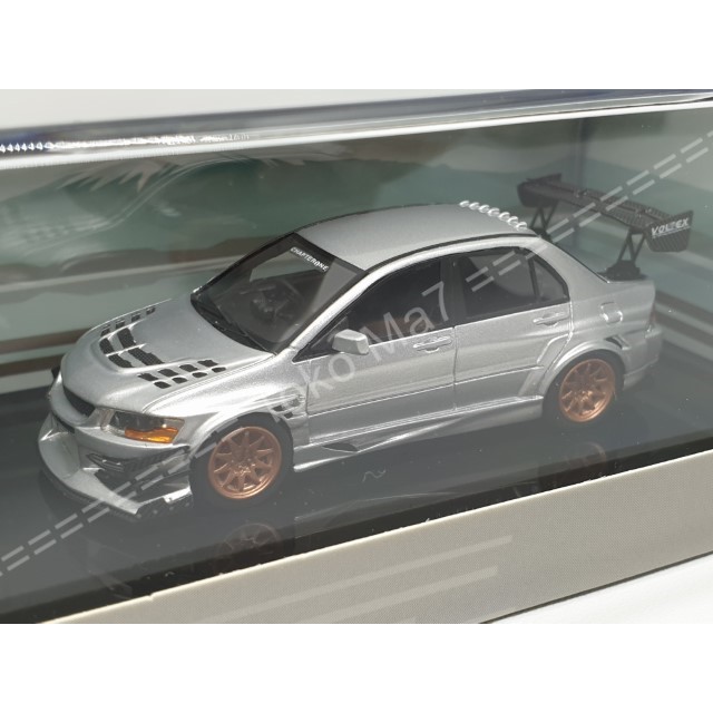 DIECAST Miniatur Mitsubishi Evolution VII VOLTEX 1:64 LIMITED RARE