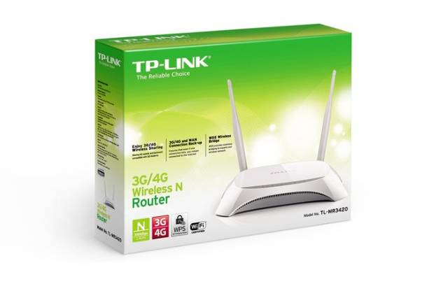 TP-LINK TL-MR3420 Router 3G/4G Dua Antena