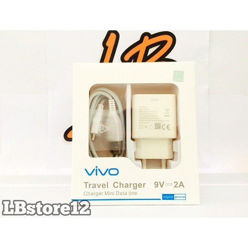 Charger Vivo Original 100% Fastcharging 9v - 2A For V5 V7 V9 V11 V15 Y11 Y12 Y17 Y19 Y53 Y91 Y93 Y30