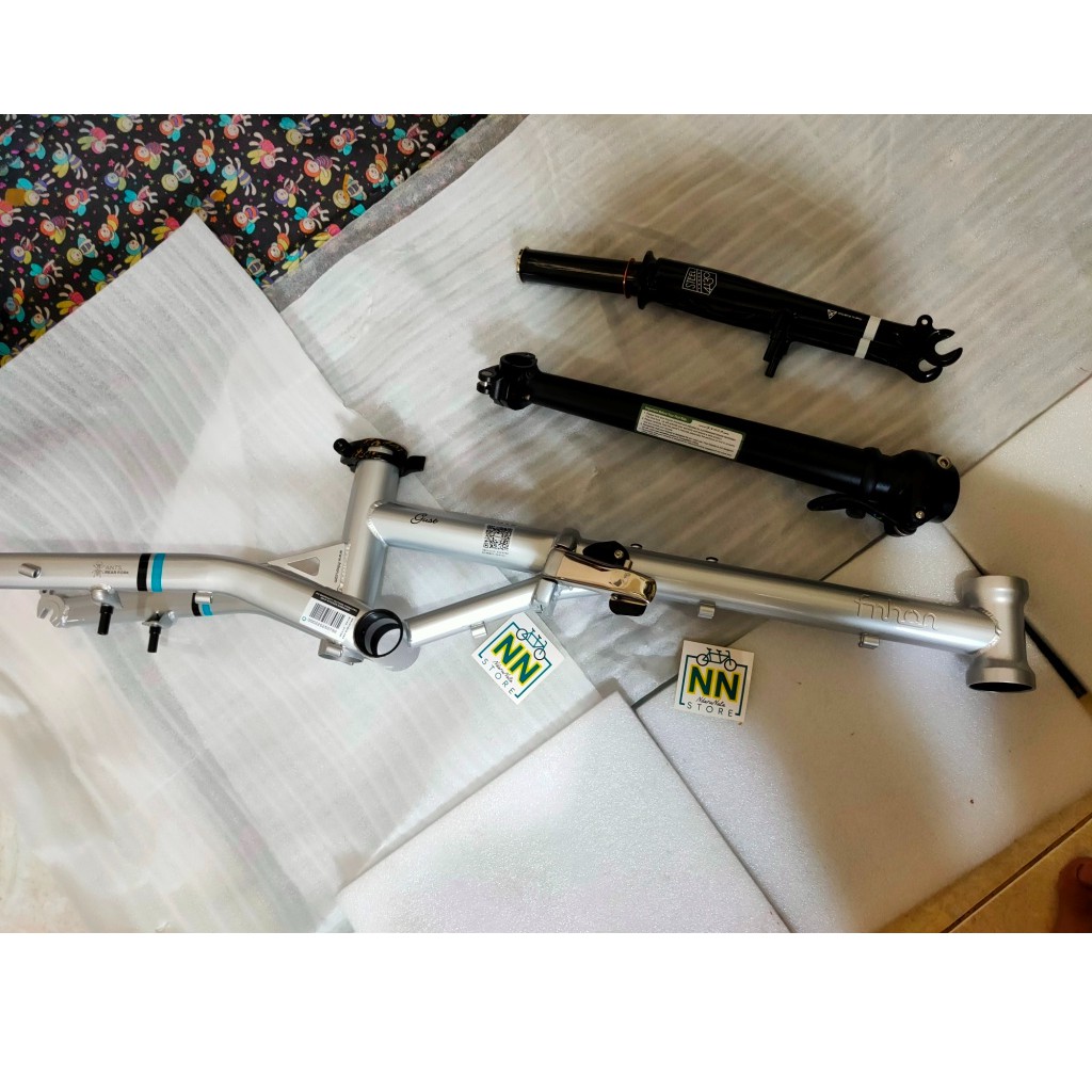 Frame Fnhon Gust Silver V Brake seli nn store sepeda lipat gowes