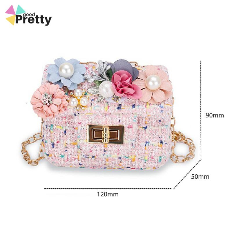 Tas Messenger Satu Bahu Anak Kartun Bunga Lucu Tas Selempang Cocok untuk Semua - PD