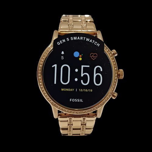 Jam Tangan Wanita Fossil Gen 5 Smartwatch FTW6035 FTW 6035 Rose Gold Stainless Steel