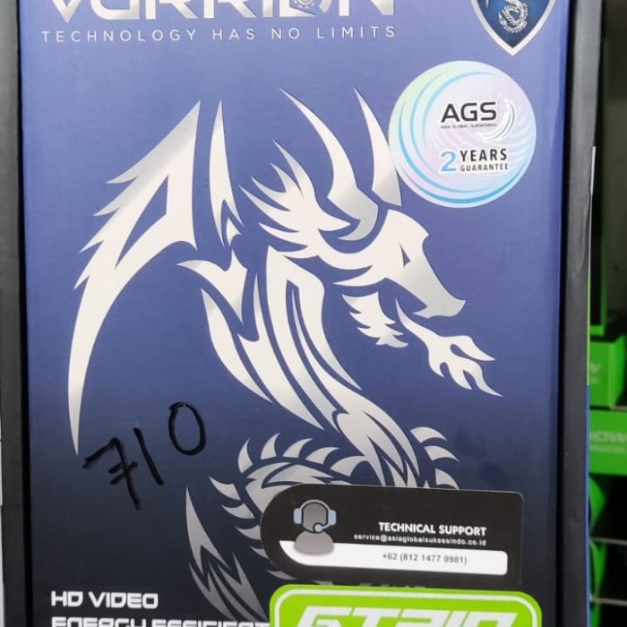 VGA VURRION NVIDIA GT 710 2GB DDR3 64BIT