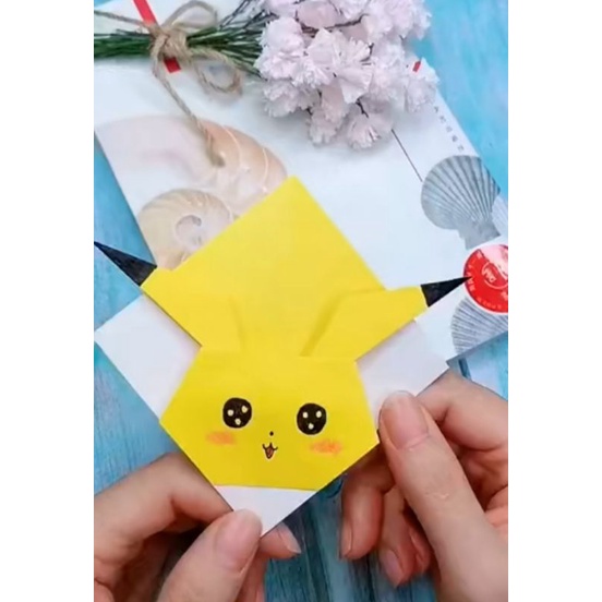 

PEMBATAS BUKU ANAK ANAK/ PEMBATAS KITAB/ BOOK MARK CUTE/ PEMBATAS LUCU/ ORIGAMI BOOK MARK
