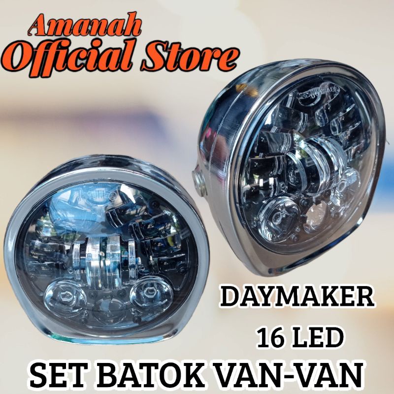 daymaker 16 LED DOT SAE 5,75 insert batok lampu CB GL MP cafe racer japstyle dll