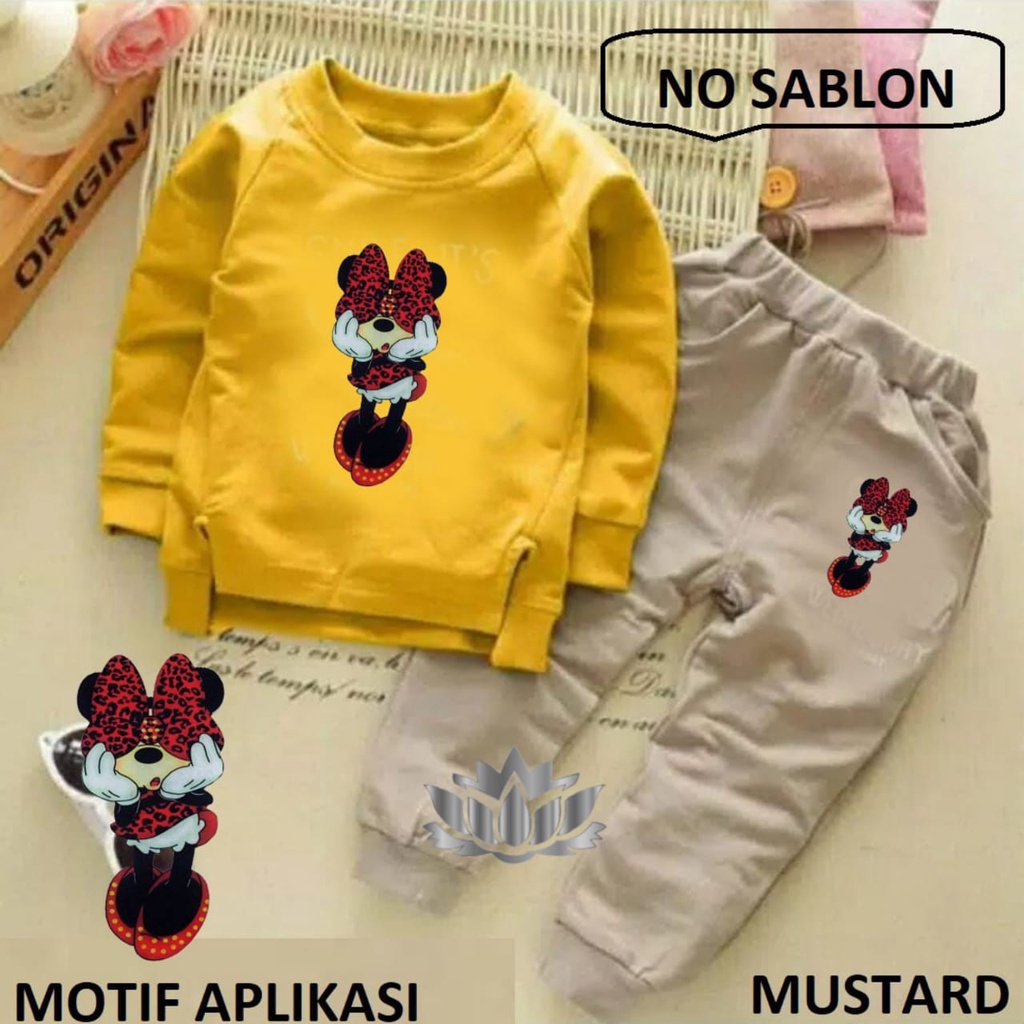 BO - SETELAN MICKEY SHAME / FASHION ANAK-ANAK / SETELAN ANAK-ANAK / PAKAIAN ANAK-ANAK/ SET ANAK-ANAK