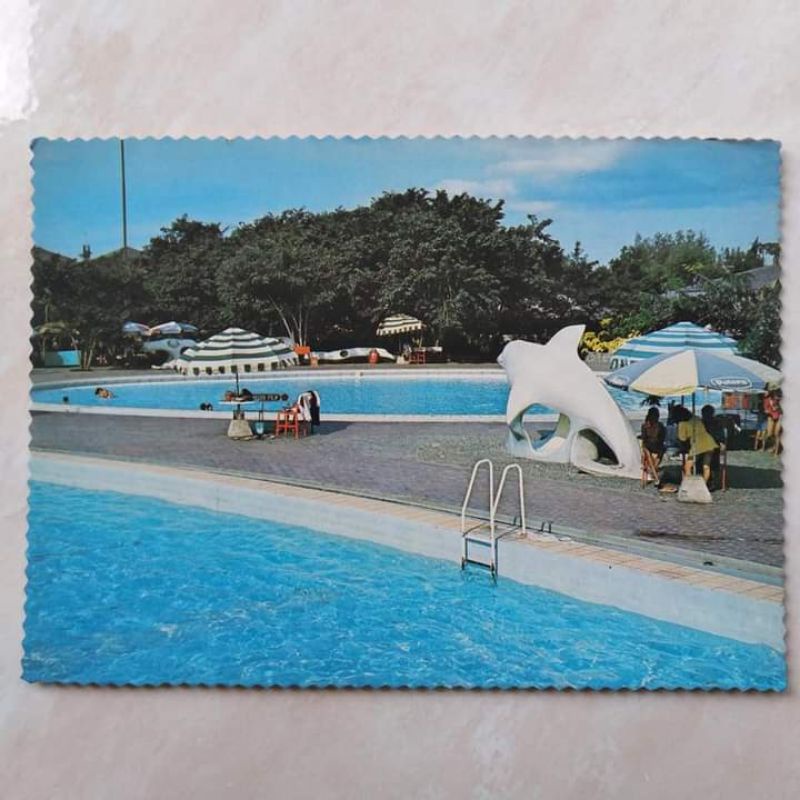 

Kartu Pos Kuno Jadul Foto 4ncol Swimming Centre Jkt tahun 1980-an
