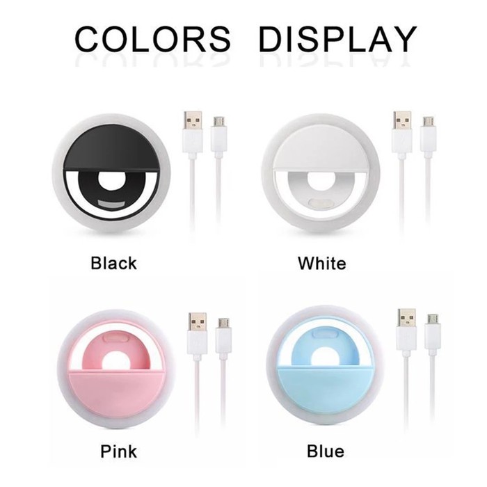 Selfie Ring Light 3 in 1 Portable For Handphone and Tablet