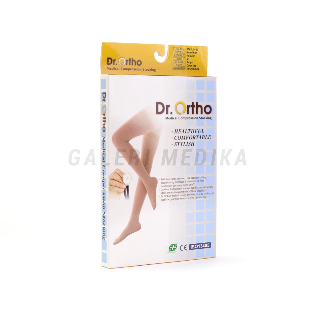 Dr. Ortho A-8002 Stocking Varises Under Knee Open Toes - Stocking Kesehatan