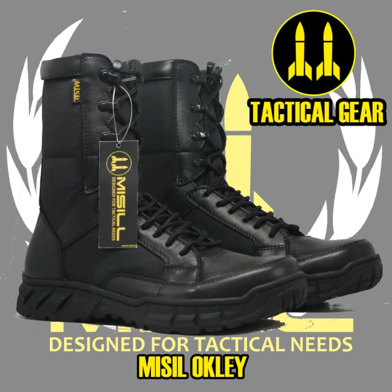 MISIL sepatu pdl tni polri brimob kulit asli model oklay bisa cod/Sepatu pdl tni polri brimob satpol