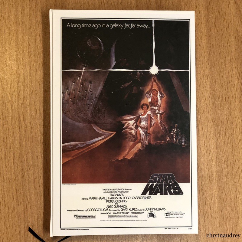 [STAR WARS] HARDCOVER VINTAGE NOTEBOOK 100 lembar plain brown paper | BUKU TULIS CATATAN HARD COVER