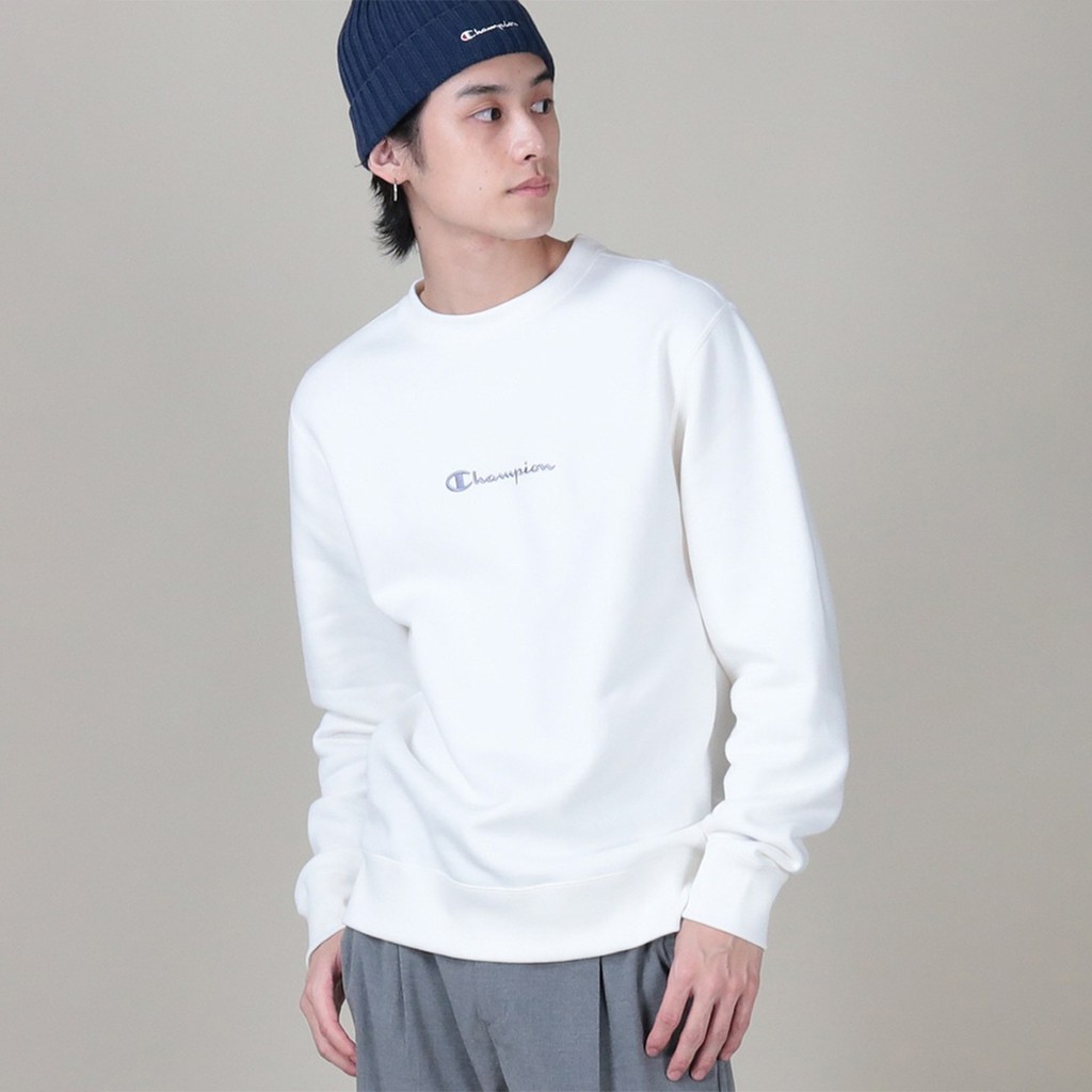 Champion Crewneck Embroidery Mini Script Logo C8-Q019R