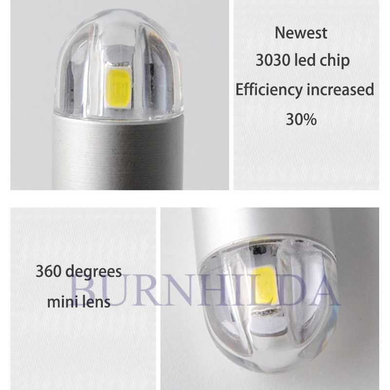 Lampu Mobil Headlight LED T10 W5W 2 SMD 3030 2PCS accesoris mobil burnhilda