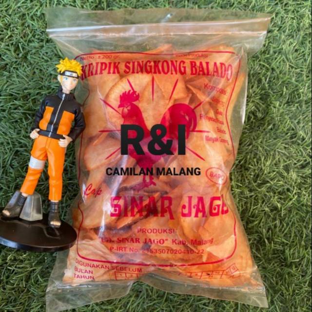 

KRIPIK SINGKONG BALADO CAP SINAR JAGO 200GR