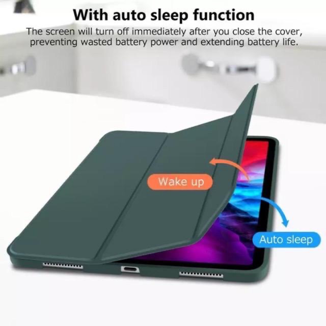 IPAD 7/8/9/IPAD 10.2” FLIP COVER LEATHER SMARTCOVER S PEN AUTO SLEEP