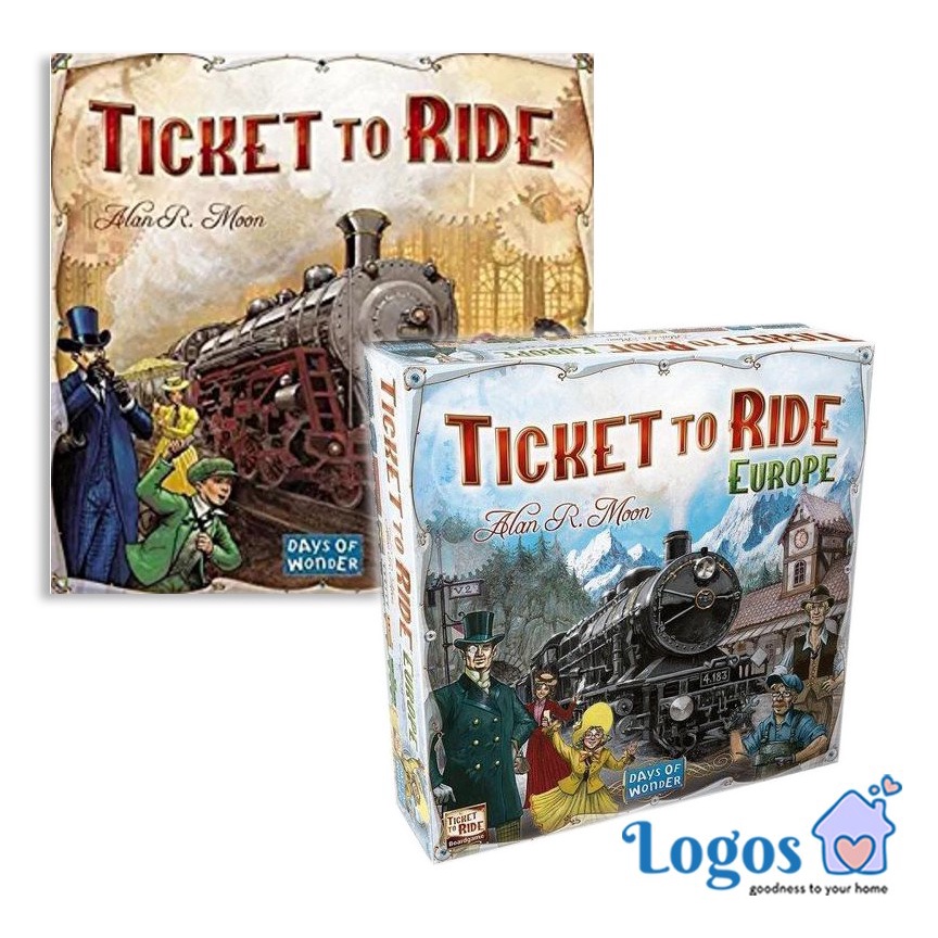 Ticket To Ride USA Europe Boardgame Mainan Kartu Playing Card Games