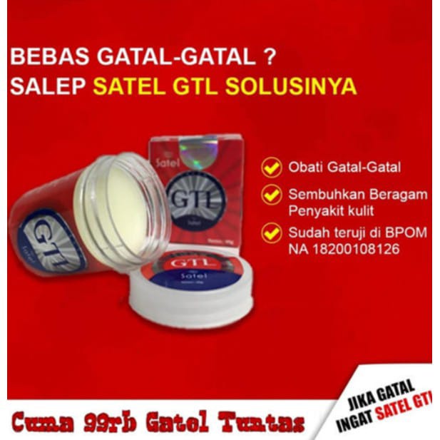 Salep Gatel Premium GTL Jaminan Atasi Penyakit Kulit Gatal Kudis Kurap Panu Kutu Air Eksim Jerawat-2