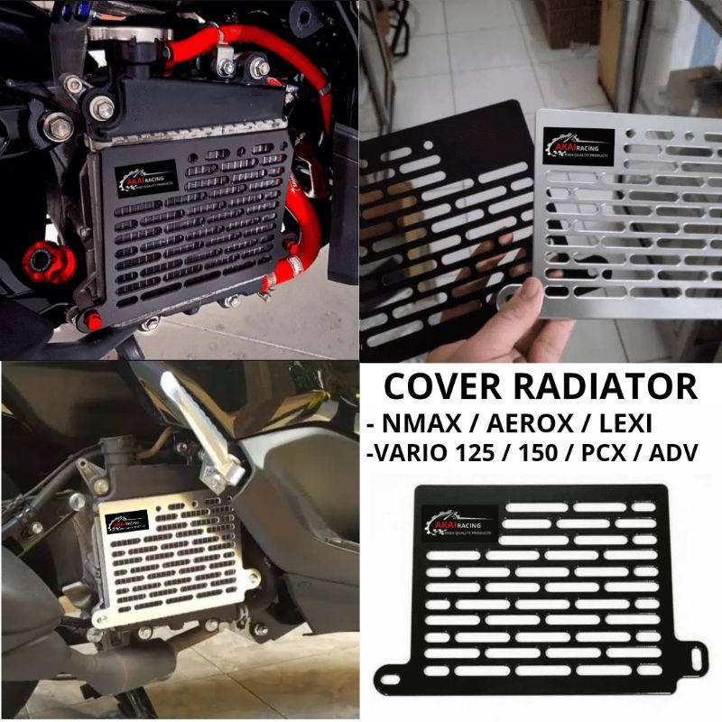 Cover Radiator Akai Racing Nmax,Nmax New 2020,Aerox,Lexi,Pcx,Adv,Vario 125,Vario 150