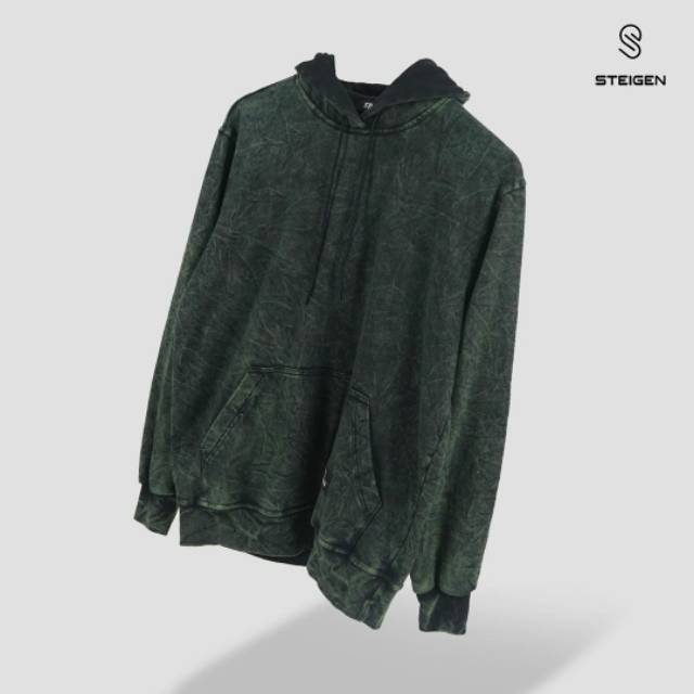 PULLOVER HOODIE STEIGEN | WASHING GREEN
