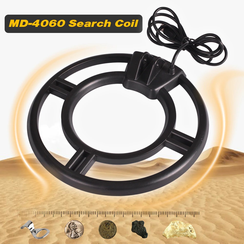 Alat Pencari Emas Logam Pendeteksi Logam Underground Metal Gold Silver Detector Finder High Sensitivity - MD-4090 - Black