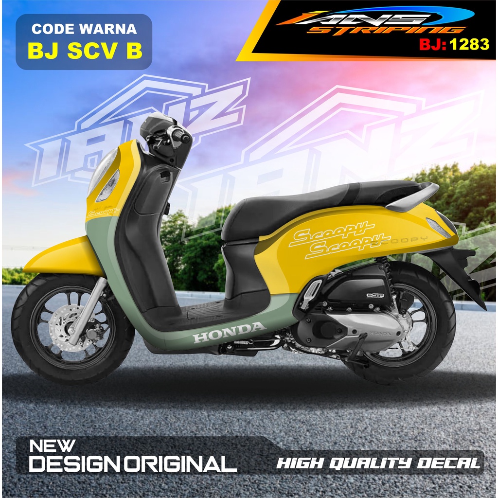 DECAL STICKER SCOOPY 2021 2022 FULL BODY / STIKER SCOOPY WARNA CANTIK / DECAL SCOOPY TERBARU