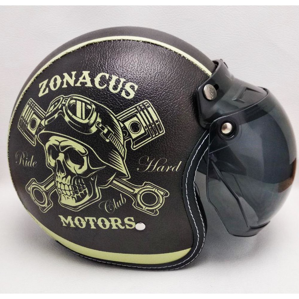 HELM RETRO HELM BOGO KULIT HELM MOTOR  Terlaris