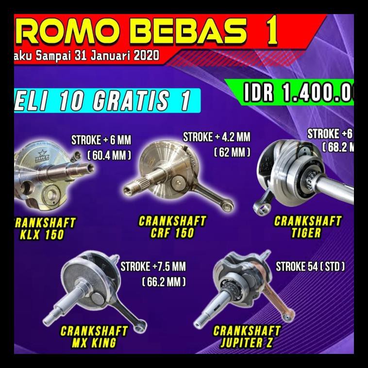New Kruk As Brt Crf / Klx / Tiger / Mx King / Jupiter Z Murah