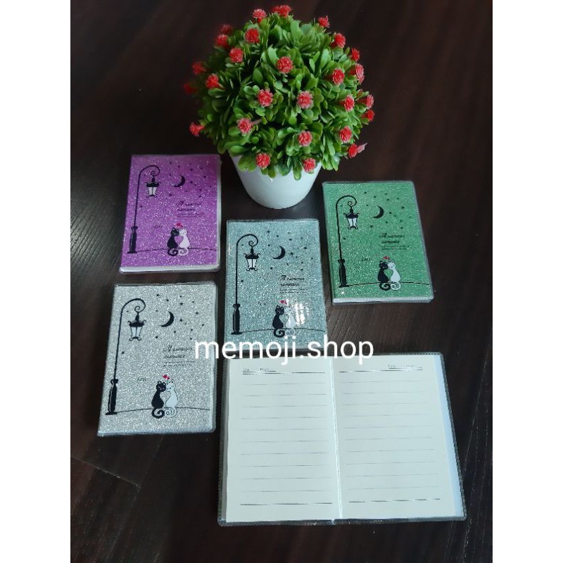 

Notebook Glitter A6 & A7 pocket