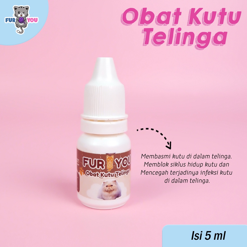 Earmites Kucing Kutu Telinga Obat Anti Kutu telinga kucing tetes kutu telinga Anabul