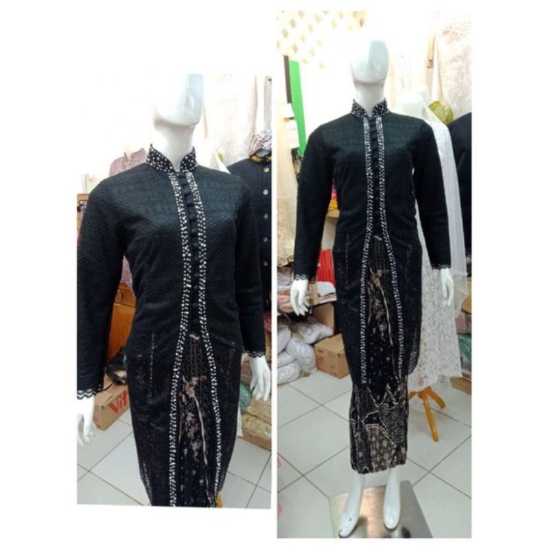 BA KEBAYA MODERN/KEBAYA IBU BESAN/KEBAYA PESTA BROKAT/KEBAYA KONDANGAN/KEBAYA TUNIK BRUKAT/SETELAN TUNIK BRUKAT MODERN/ATASAN TUNIK BROKAT/TUNIK(FULL PURING)