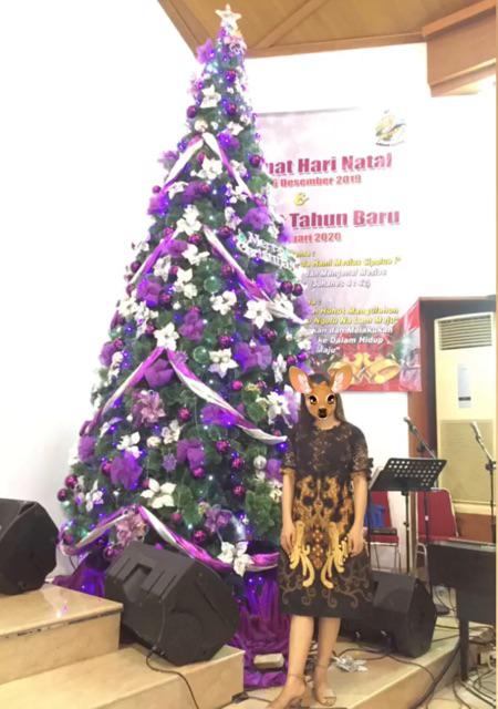 Cp Dress Brokat Aksara Batik Modern Lace Red Series Couple Hanacaraka