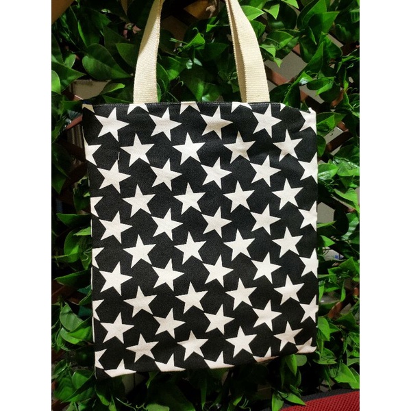 tas jinjing canvas totebag kanvas lapis furing n resleting grosir lebih murah