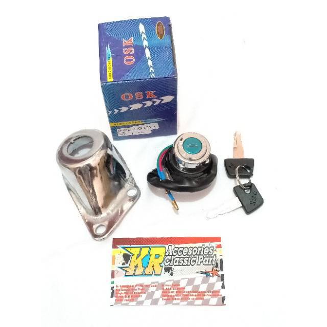 Pangkon Kontak CB 200 Repro Poles + Kunci Kontak CG OSK Kabel 4 (AC)