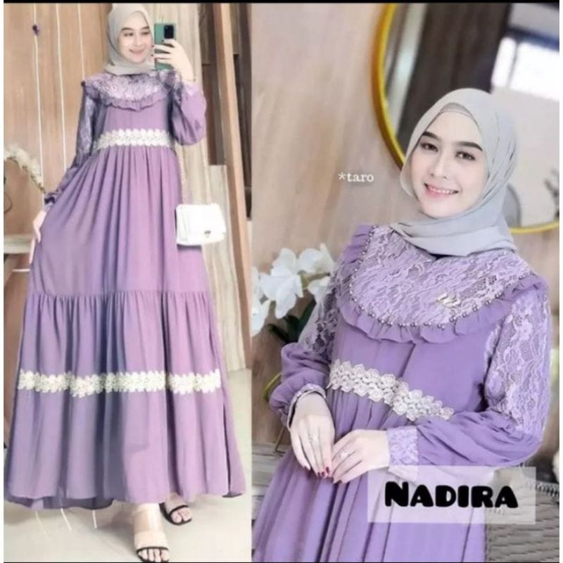 Dress Wanita Gamis Busui Terbaru dan Termurah Jumbo Motif Terkini Fayla